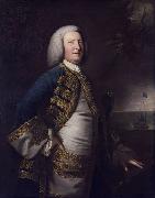 Sir Joshua Reynolds Portrait of George Anson oil painting on canvas